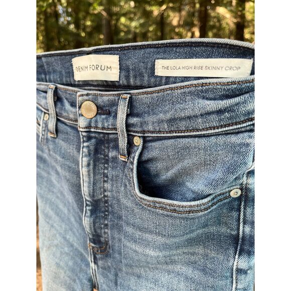 🛍️ Denim Forum Lola High Rise Skinny Jeans – Size 28 - Picture 1 of 5